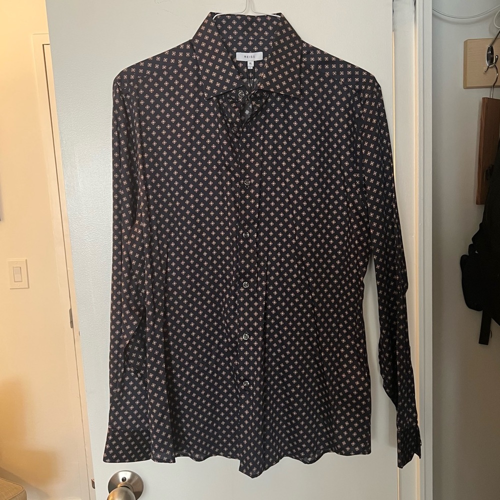 Reiss men’s button down shirt NWT